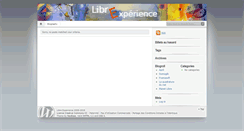 Desktop Screenshot of libre-experience.org