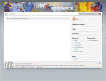 Tablet Screenshot of libre-experience.org